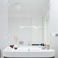 thumbnail image 4 of 20 Pcs Mirror Holder Clips Plastic Fixing Clips with Screws for Fixing Mirror Cabinet Door, 4 of 7