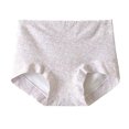 thumbnail image 2 of New Women's Underwear with Floral Patterns Large Size Mid Waist Cotton Extended Crotch Cinched Abdomen Breathable Triangular Shorts, 2 of 6