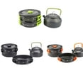 thumbnail image 1 of Quality Camping Cookware Set Camping Tableware Cookware Camping Cookware Cooking Tableware for Outdoor Camping Backpacking Hiking Picnic, 1 of 6