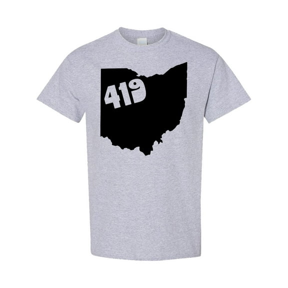 Inktastic 419 Ohio Phone Code T-Shirt