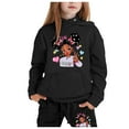 thumbnail image 1 of WEAIXIMIUNG Chandails en Molleton pour Filles Mode Décontractée Imprimée à Manches Longues avec Capuche et Pantalon Ensemble 4-5 Ans, 1 of 4