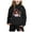 Black, variant on Toddler Girls Outfits Cartoon Character Hoodie Jogger Pants Suit Casual Sweatsuit