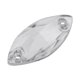 thumbnail image 4 of 200 Piezas de Resina Acrílica con parte Posterior Plana Coser en Diamantes de Imitación con 2 Orificios Accesorios de Cristal Decoración Artesanal Paquete Blanco (715mm) diamantes de Higoodz Artesanía, 4 of 7