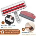 thumbnail image 1 of ComfiTime Rouleau Anti-Poils d'Animaux Réutilisable et Ensemble de Détail, Rouleau Anti-Peluches Portable pour Poils d'Animaux, Poils de Chien, Poils de Chat, Rouleau Anti-Peluches pour Canapé, Meubles, Voiture, Tapis, Vêtements et Lit, 1 of 13