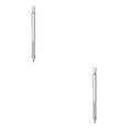 thumbnail image 3 of Scienceny Lápiz mecánico Dibujo Escritura Plumas Automático 0.5 / 0.7MM Lápices de Centro de gravedad bajo Papelería Oficina Plata Plata 0.5 2piezas, 3 of 6