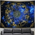 thumbnail image 3 of Tapiz con doce signos del zodíaco, fibra de microtela, 150 x 150 cm, 3 of 3