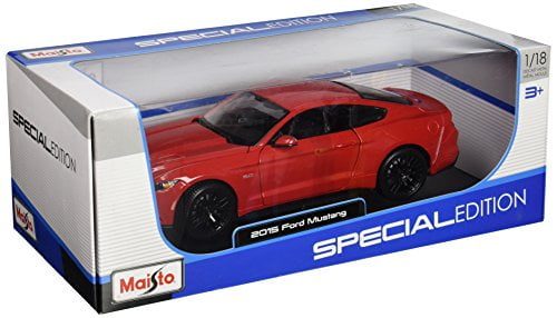 red mustang toy car