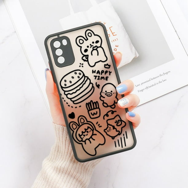 Funda de dibujos animados mate para Poco F4 GT, Funda para Xiaomi Poco X3 Pro F3 X4 M4 M3 Redmi Note 11 10 9 8 7 9s 10s 11s 9C NFC 9T 10A 10C qiuyongming unisex