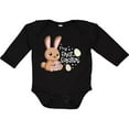 thumbnail image 3 of Inktastic My 1st Easter with Cute Brown Bunny and Easter Eggs Boys or Girls Long Sleeve Baby Bodysuit, 3 of 5