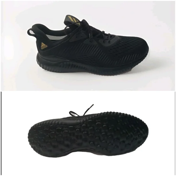 GV8827 Ad-id-as Alphabounce (10) Black Size 10 5 May, 22, 2022 Gold Logo & Word's