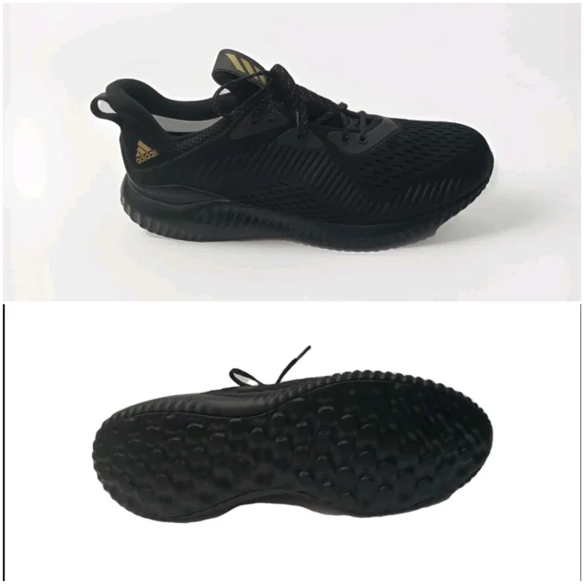 GV8827 Ad-id-as Alphabounce (10) Black Size 10 5 May, 22, 2022 Gold Logo & Word's
