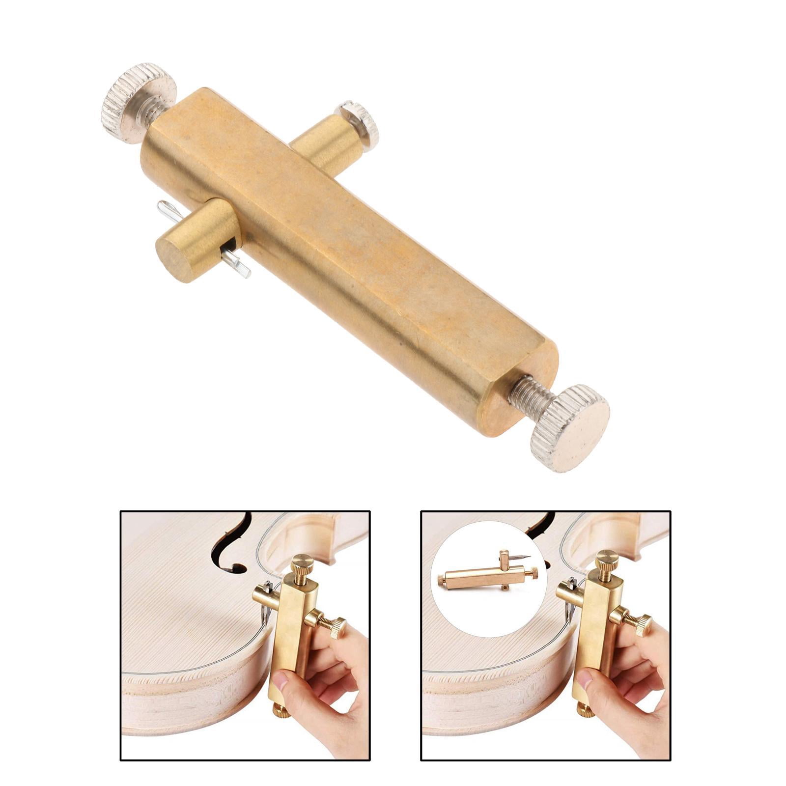 LeeQinersw Adjustable Purfling Groove Maker Guitar Inlaid Cutter Viola Making Tools, String