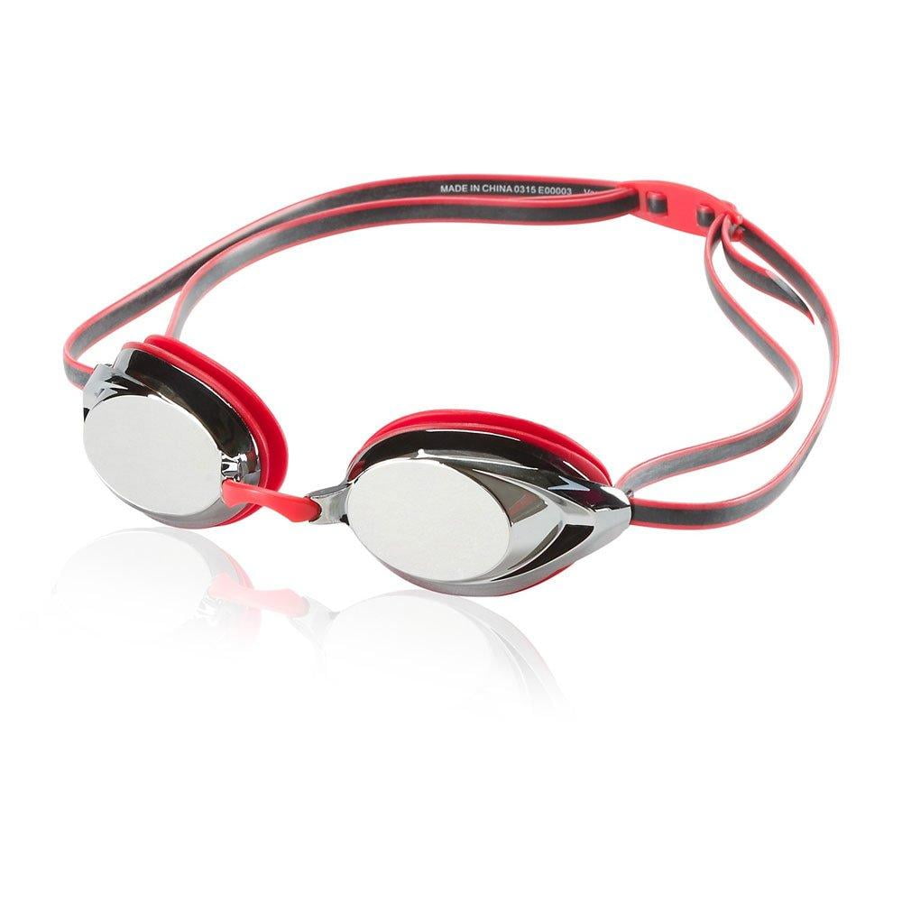 Speedo Competitive Vanquisher 2.0 Mirrored Adult Swim Goggle  Red 