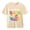 Beige, variant on Back To School T Shirt for Girls Pencil & Apple Funny Graphic Print Short Sleeve Tops Kids Students Casual Versatile Crew Neck Tees