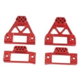 thumbnail image 4 of Aleación de aluminio Torres de choque trasero de la parte trasera Hoops RC Accesorios de actualización del automóvil para 1/12 H12Y Control remoto CAR Rojo, 4 of 10