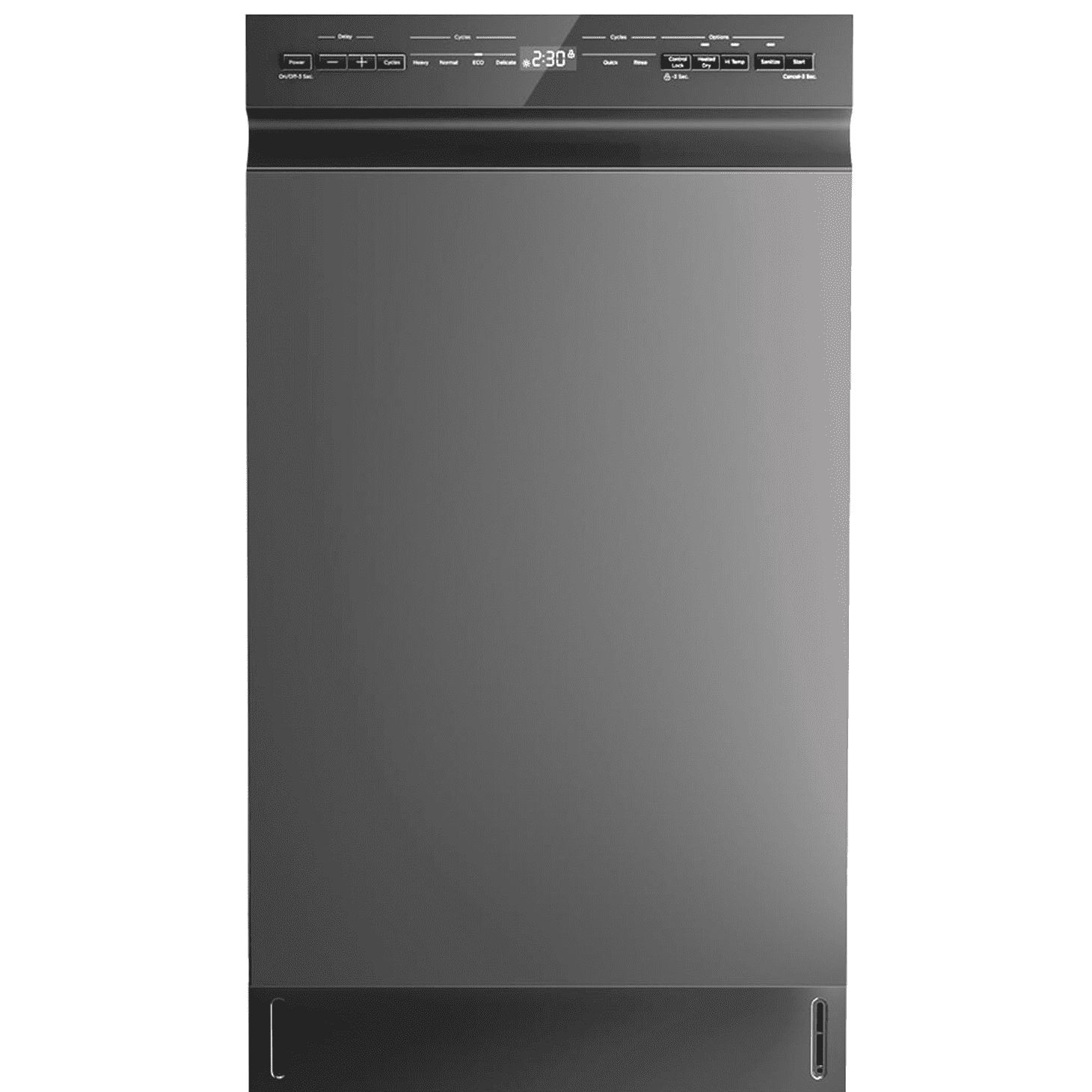 Midea Compact 18-In Built-In Dishwasher 8-Place 6-Cycle Energy Star
