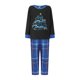 thumbnail image 2 of Pijamas navideños familiares a juego, camiseta de manga larga con estampado de letras y pantalones a cuadros. Ropa de dormir para estar en casa., 2 of 10