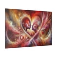 thumbnail image 2 of Abstract Hearts - Canvas Ready to Hang! Wall Art Decor Art Deco Heart Art, 2 of 3