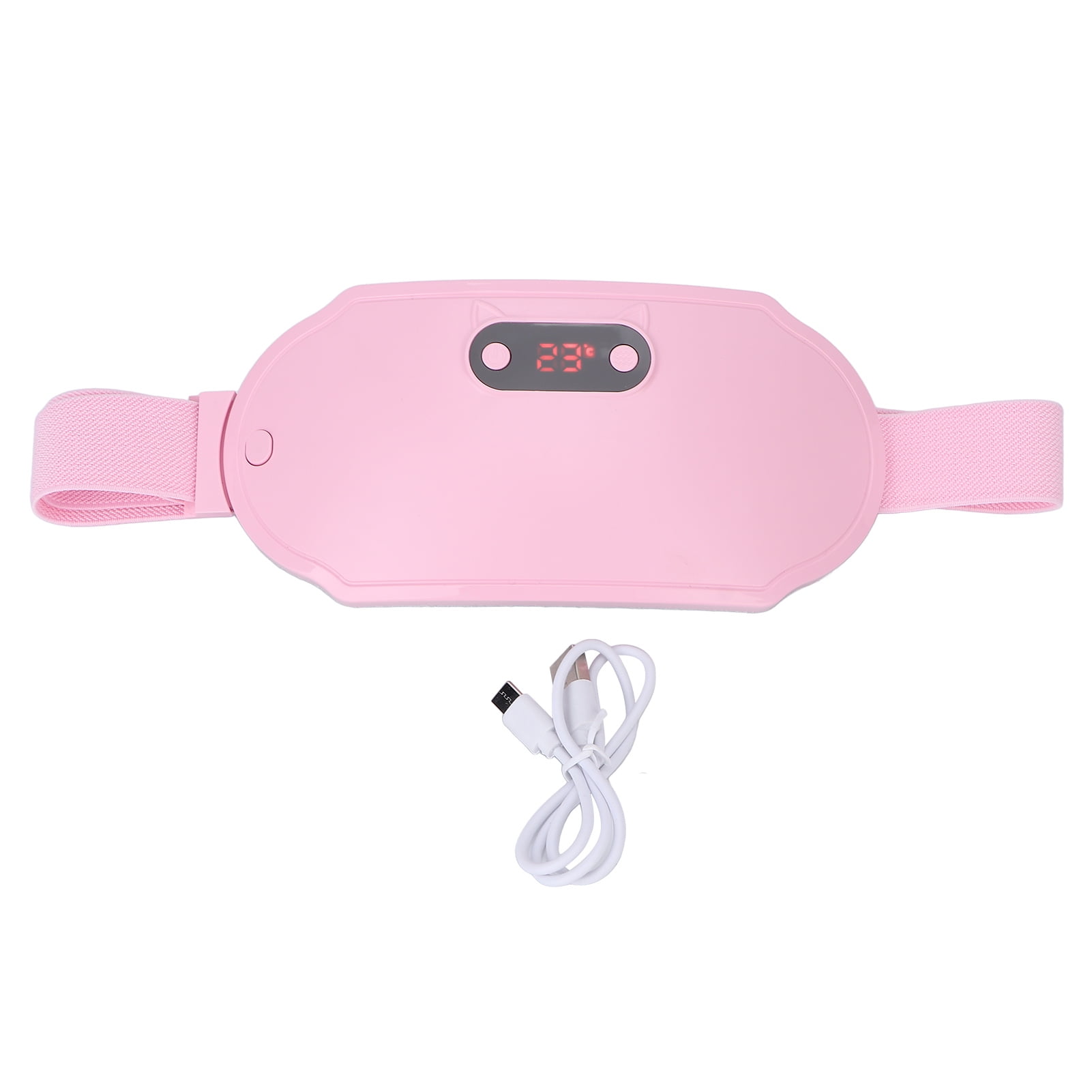 Heated Waist Belt, Electric Heated Waist Belt 6 Vibration Modes Fast Heating For Women For