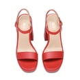 thumbnail image 4 of BURUDANI Heels for Women Block Chunky Platform High Heels Open Toe GISELLE Fashion Wedding Party Evening Prom Dance Ankle Strap Dress Pump Sandals Shoes, 4 of 6