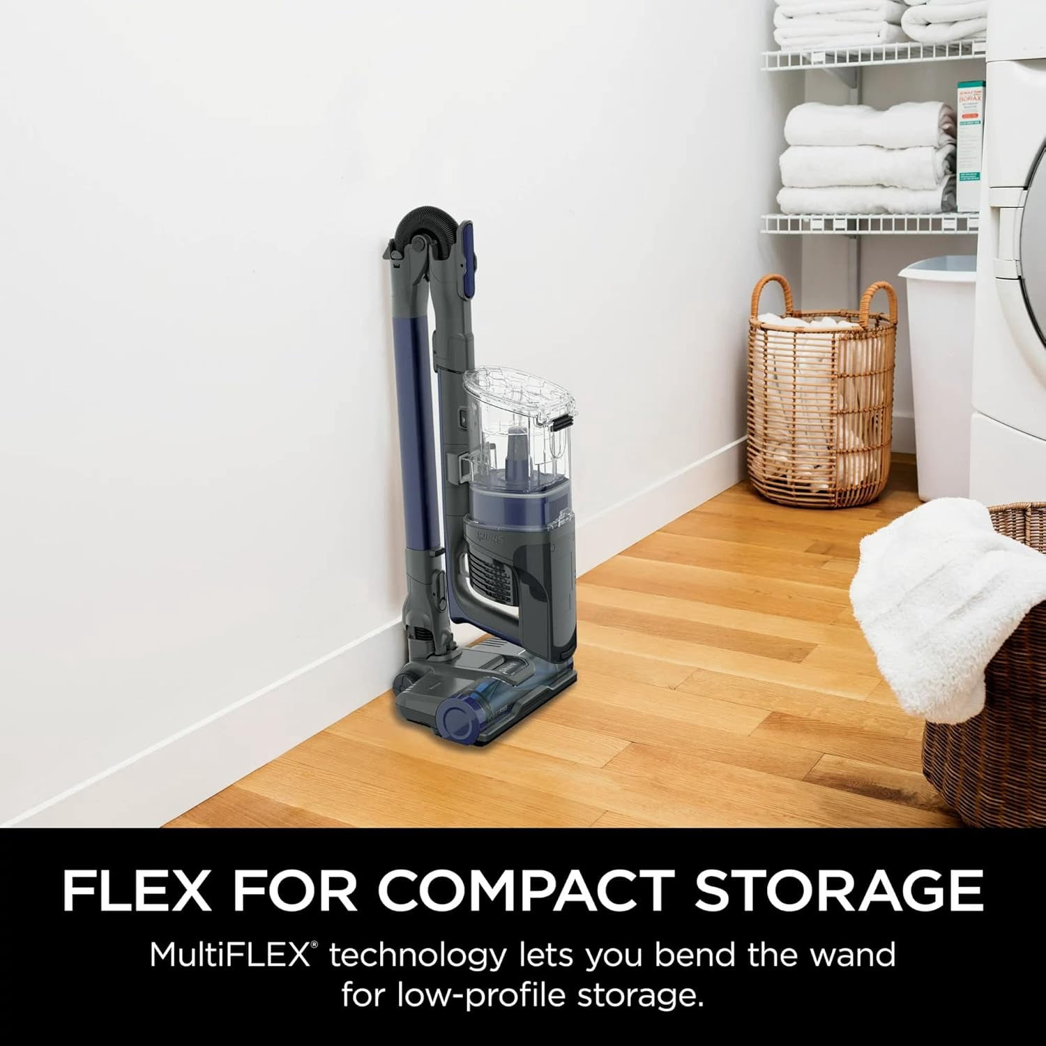 Restored Shark IZ340H Pet Pro Cordless Stick Vacuum, MultiFLEX, Self-Cleaning Brushroll, HEPA Filtration, 40-Min Runtime, Lightweight, Blue (Refurbished)