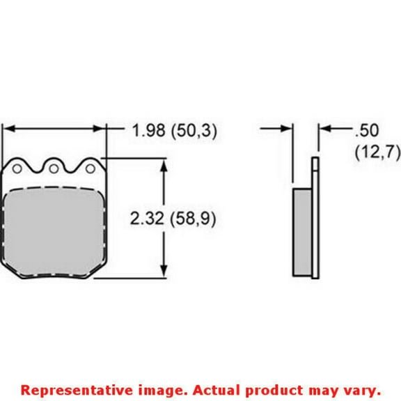 Wilwood 150-9764K Wilwood Brake Pad Fits:UNIVERSAL 0 - 0 NON APPLICATION SPECIF