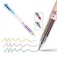 thumbnail image 2 of DJN Home & Garden Pens 6 PCS Multicolor Pen 4 In 1 18 Colors 0.5mm Multicolor Gel Ink Pen Consecutivte Consecutive 18 Colors Quick Drying Gel Ink Pen For School 5ml, 2 of 9