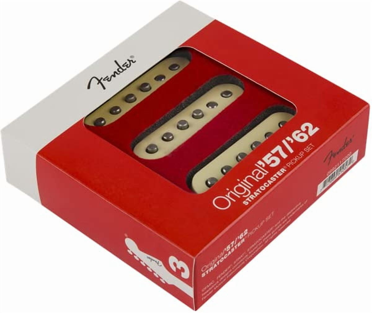 Fender Original '57/'62 Stratocaster Pickups - Aged White w/ Instrument Cable