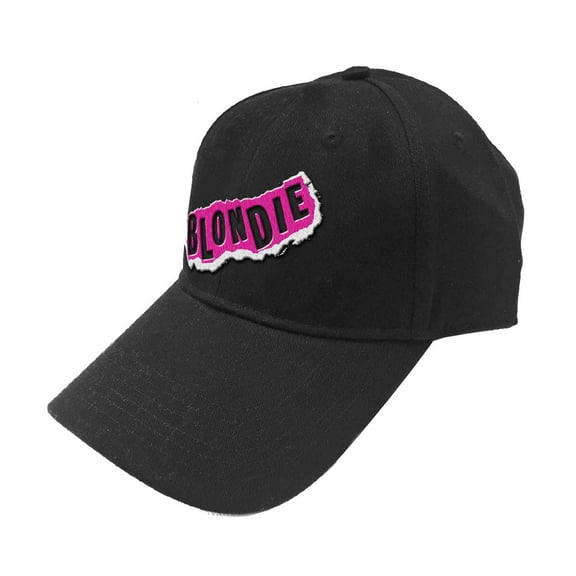 Blondie Baseball Cap Punk Patch Band Logo new Official Black Strapback