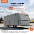 thumbnail image 2 of VEVOR Trailer Travel RV Cover 28-31 ft Class A Camper Cover 300D Oxford Fabric, 2 of 9