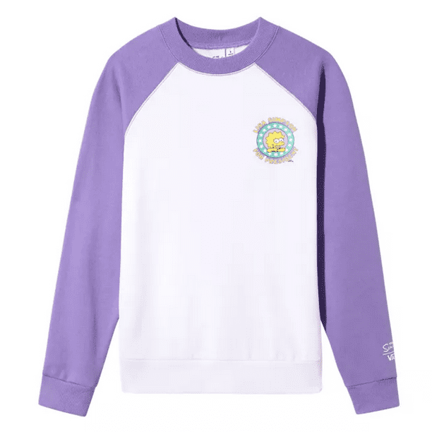 Sudadera Vans x The Simpsons Lisa for President Mujer blanco S Vans VN0A4V4C17G Bodega Aurrera en linea