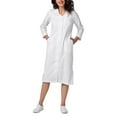 thumbnail image 1 of Adar Robe de Sarrau Universelle pour Femmes - Robe à Col Brodé, 1 of 7