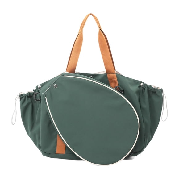 amagogo Sac à Main de Badminton Sac d'Épaule Multifonction Porte-Raquette Fourre-Tout Housse de Raquette Vert Foncé