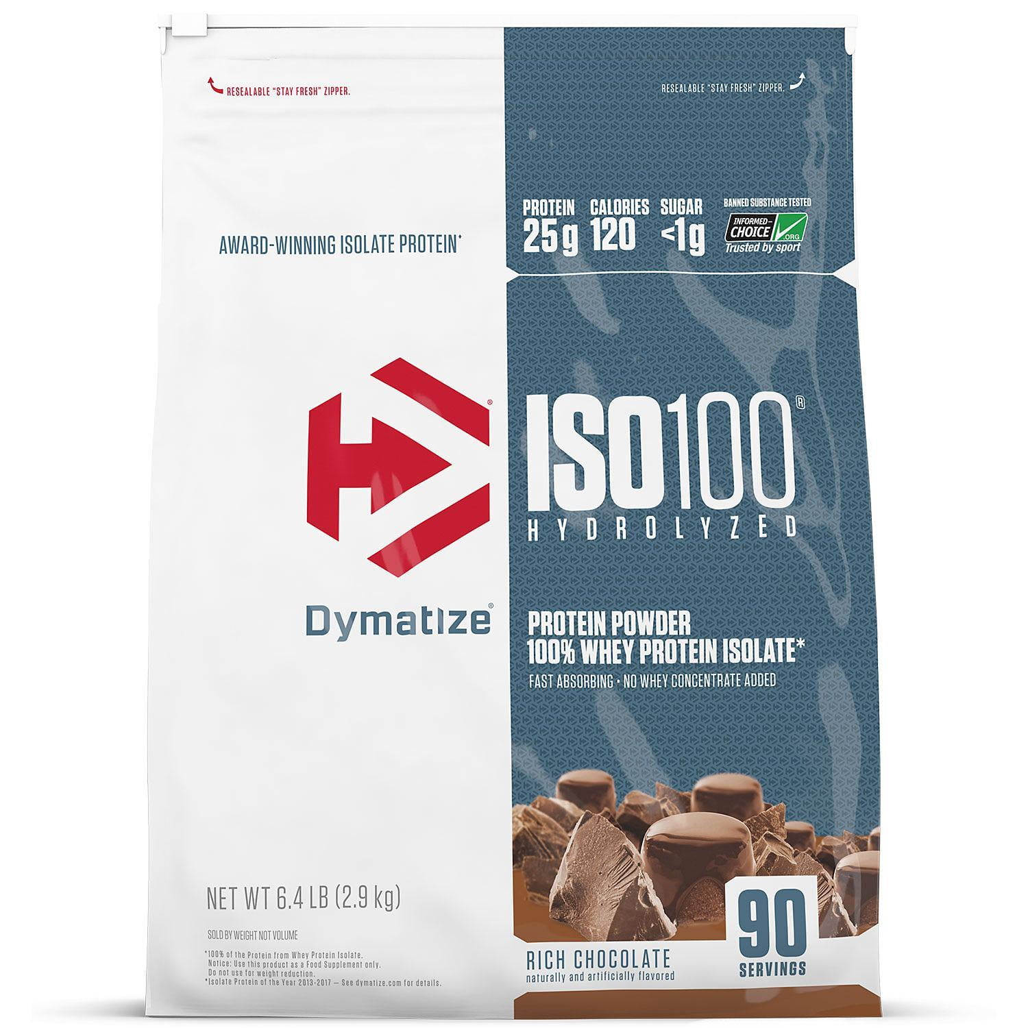 Dymatize ISO100 Hydrolyzed Whey Isolate Protein Powder,, 53% OFF