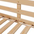 thumbnail image 6 of Miniyam Twin Over Twin Floor Bunk Bed for Kids,Natural, 6 of 7