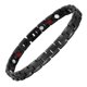 thumbnail image 1 of Pulsera magnética de titanio para mujer, elegante pulsera curativa de energía, joyería para aliviar el dolor de artritis (negro, 7.08), 1 of 5
