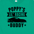 thumbnail image 4 of Inktastic Poppy's Lil' Racing Buddy with Car Silhouette Boys or Girls Baby T-Shirt, 4 of 5