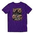 thumbnail image 2 of Graphic Apparel Halloween Men's Spookiest Night Of Year Haunted House Poster T-Shirt - Purple - Large, 2 of 4
