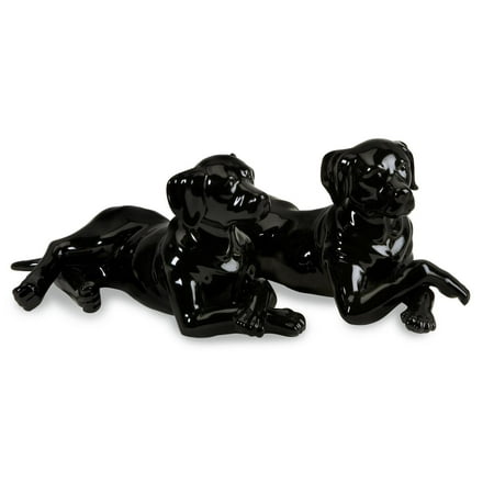 Black Winston Dogs - Set of 2