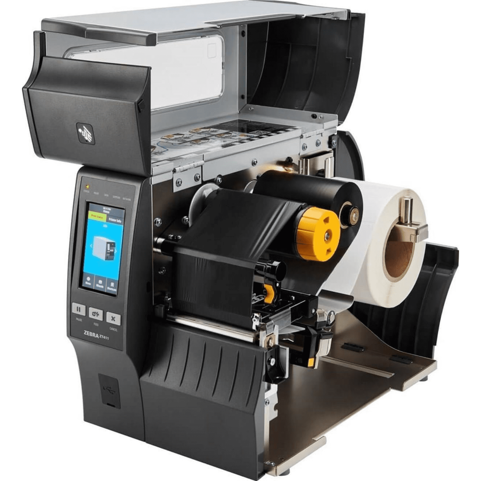 Zebra ZT411 Thermal Transfer Industrial Printer 300 dpi Print Width 4 in Serial USB Ethernet Bluetooth ZT41143-T010000Z