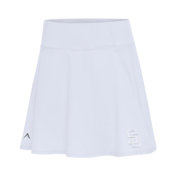Women's Antigua White San Diego Padres Chip Skort