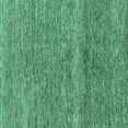 thumbnail image 1 of Ahgly Company Indoor Square Abstract Turquoise Blue Modern Area Rugs, 8' Square, 1 of 4
