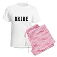 thumbnail image 6 of CafePress - Bride Black Text Women's Light Pajamas - Women's Short Sleeve Print T-Shirt and Pants Light Cotton Pajama Set, 6 of 7