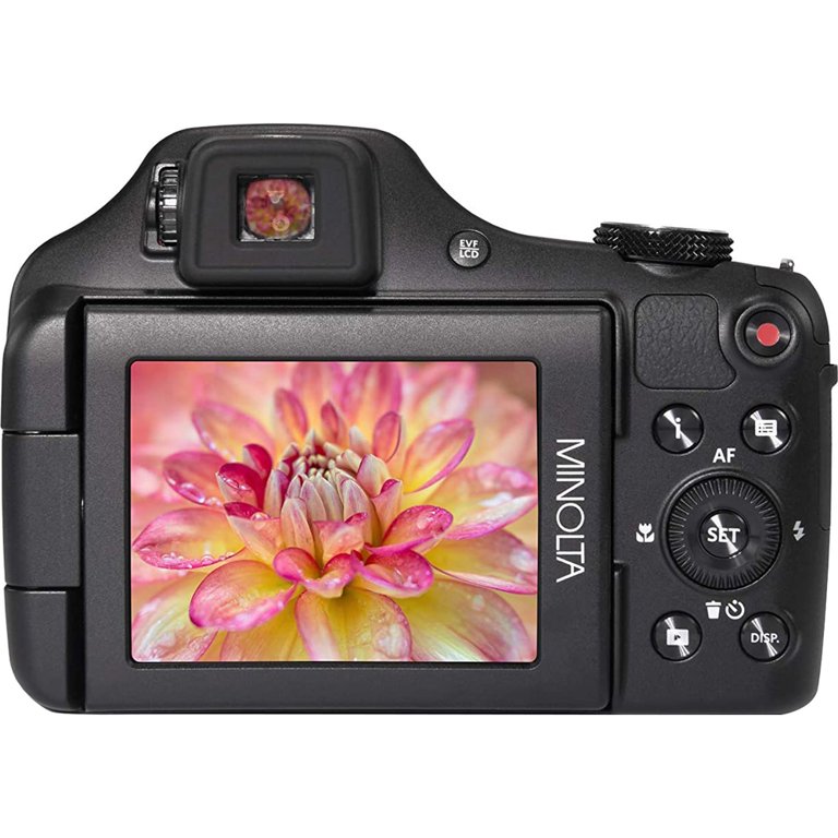Minolta Pro Shot 20 MP HD Digital Camera with 67x Optical Zoom 