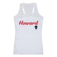 thumbnail image 1 of W Republic 557-171-WHT-01 Howard University Womens Script Tank Top, White - Small, 1 of 1