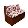 thumbnail image 7 of HELLHERO RV Booth Seat Covers Stretch Elastic, Compatible with Couch Loveseat Camper Cushion Covers(Red Floral Print), 7 of 7