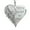 Silver, variant on Opvise Women Necklace Romantic Wear-resistant Alloy Letter Heart Wing Pendant Chain for Party