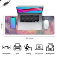 thumbnail image 3 of Rectangle Colorful Style Mouse Mat, Gaming Mouse Pad for Rubber Base Gradient Space Large Mouse Pad with Stitched Edges, Office Mouse Pad for Women Men Kids, 31.5x11.8in, 3 of 7