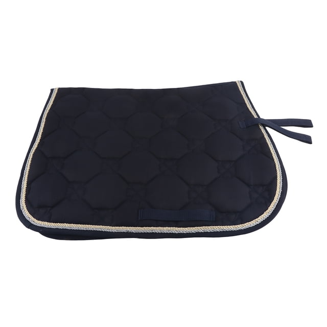 Oubit Horse Equipment,Durable Cotton Soft Breathable Horse Saddle Pad Double Rope Horse Saddle Pad Dependable Performance