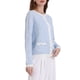 thumbnail image 4 of Suéteres de cárdigan elegantes para mujeres INSPIRE CHIC, de manga larga, tejido acanalado, primavera y otoño, 2XL, azul claro, 4 of 4